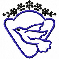 Flowers And Tree Embroidery Design 1 Flowers And Tree Embroidery Design 1